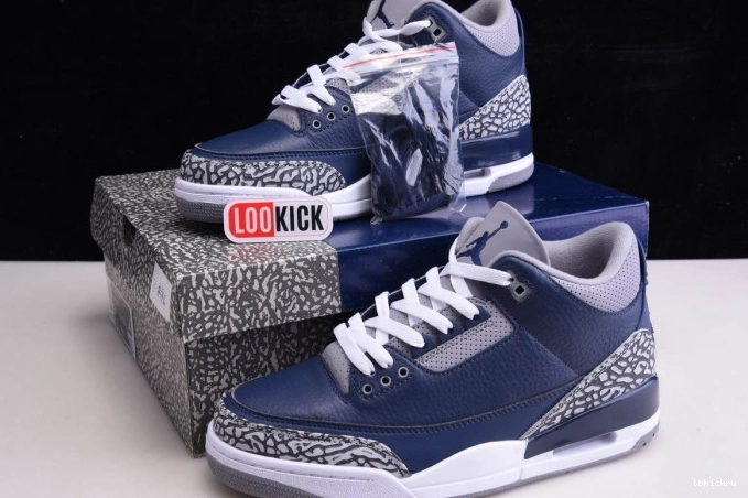 Reps TBK NAVYCT8532-401 AIR 3 JORDAN MIDNIGHT 0808